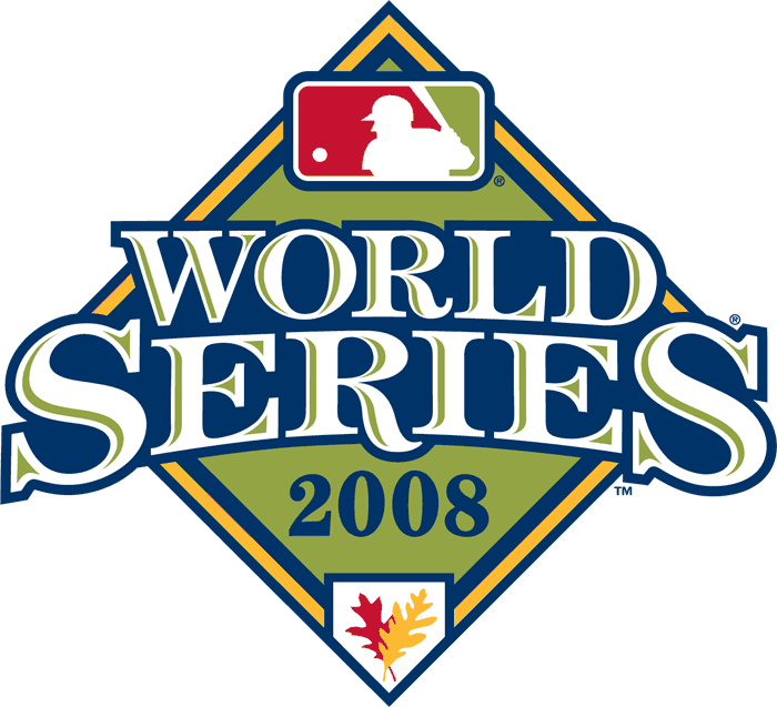MLB World Series 2008 Alternate Logo iron on transfers for clothing